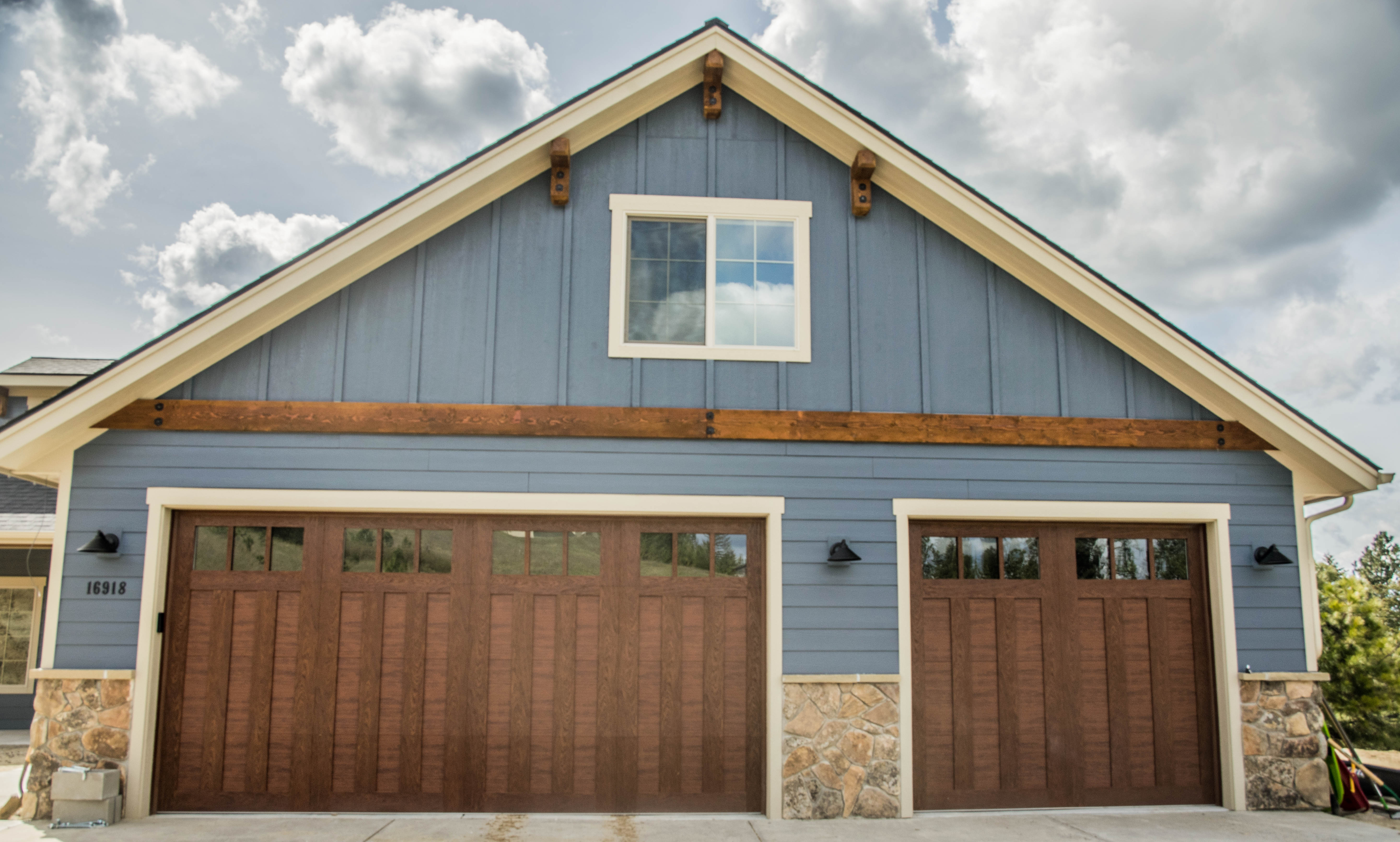 Modern Garage Door Company with Simple Decor