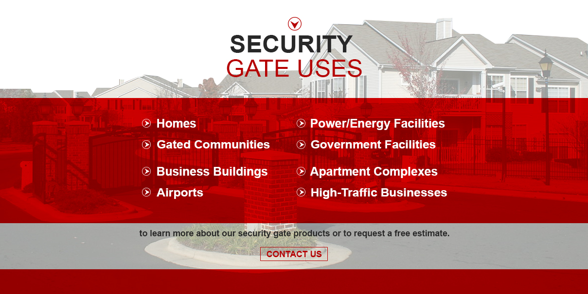 Security Gate Uses