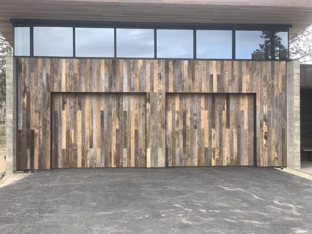 Custom Sided Garage Door